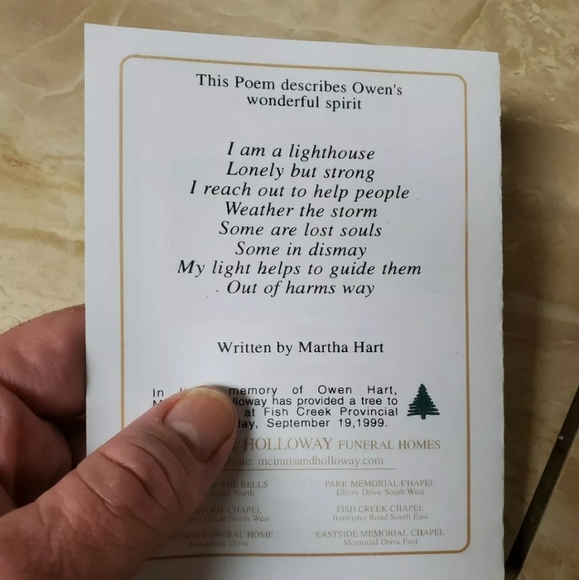 Owen funeral program - Picture 6 of 7